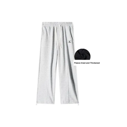Mizuno Прямой крой Утолщенные и с флисовой подкладкой Повседневные брюки Осенние и Зимние Унисекс