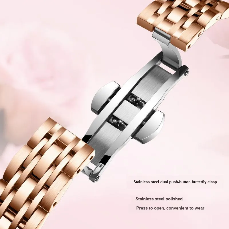 BEXEI Heart To Heart Collection Mechanical Movement Watch Women's Watch Mother-of-Pearl Color Watch Dial-21