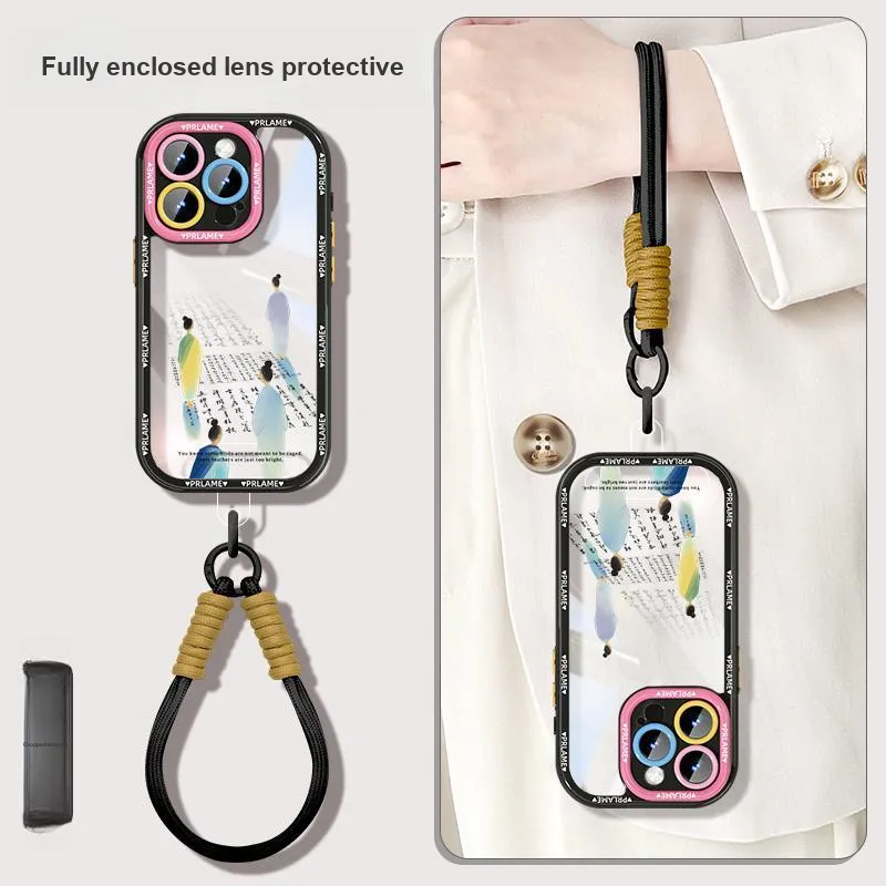 Sen Dog Acrylic Material Transparent Backpack Style Phone Cases Applicable To IPhone15Promax/Pro/Plus/14/13/12-5