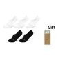 [5 Pack]Black/Black/White/White/White (Women's)