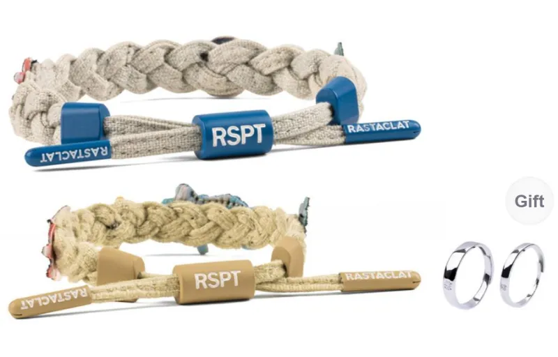 Rastaclat Alloy Small Lion Woven Bracelet Cord Unisex-25
