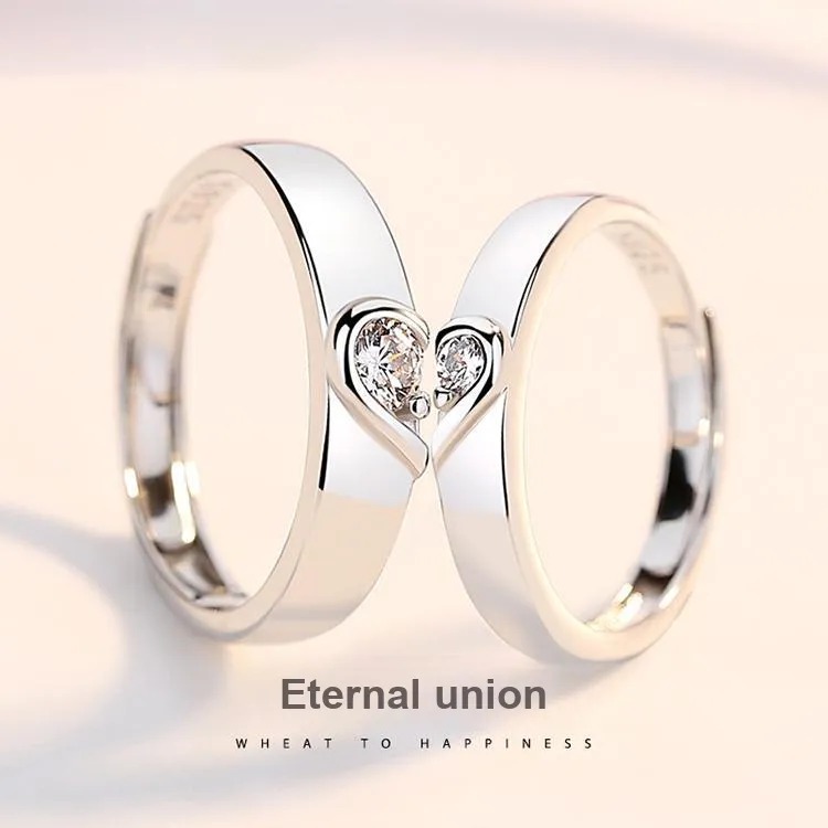 Chongqing Gold Store S925 Silver Rings Unisex-1