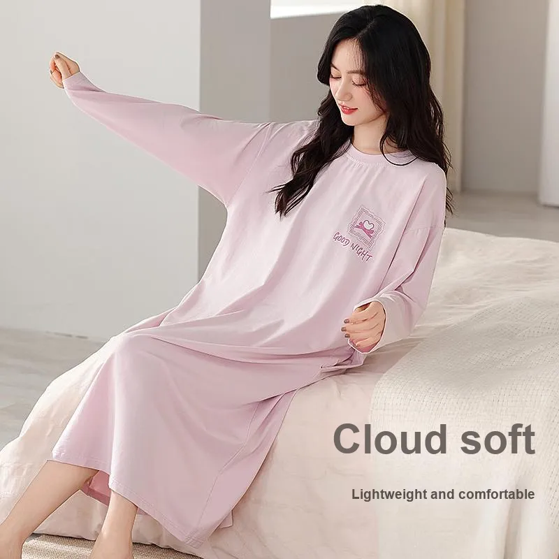 GOSO Nightgown Women's Light Purple-1