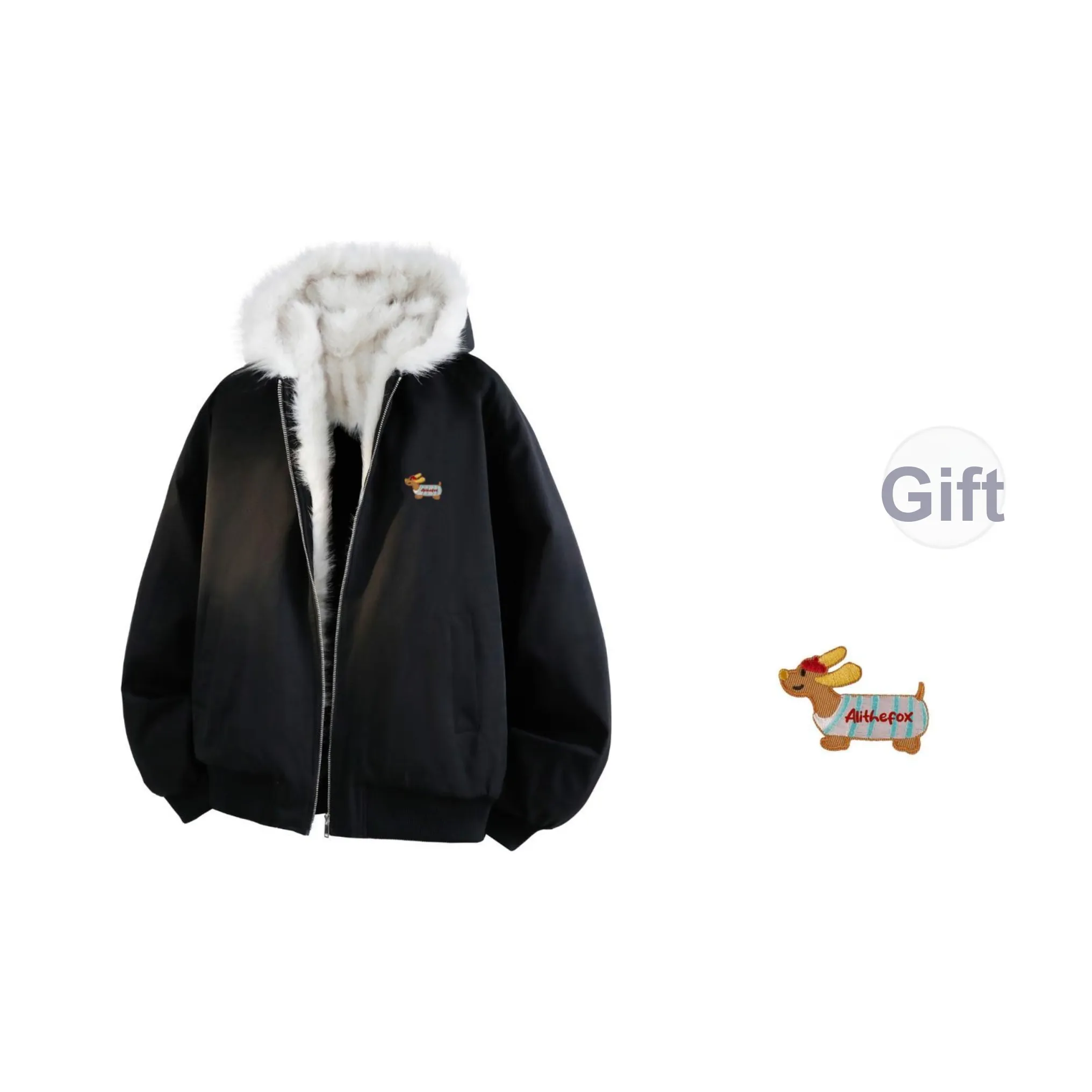 Али Тх Фокс Хлопковый пуховик унисекс