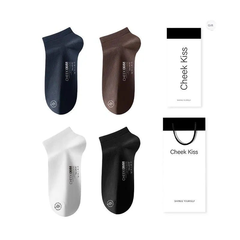Cheekkiss Ankle Socks Men's Box 4-Pack-6