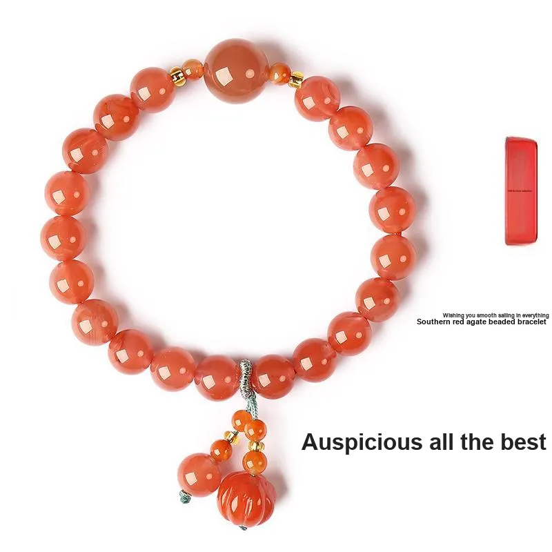 Phoenisess Southern Red Agate Bracelets Women's-1