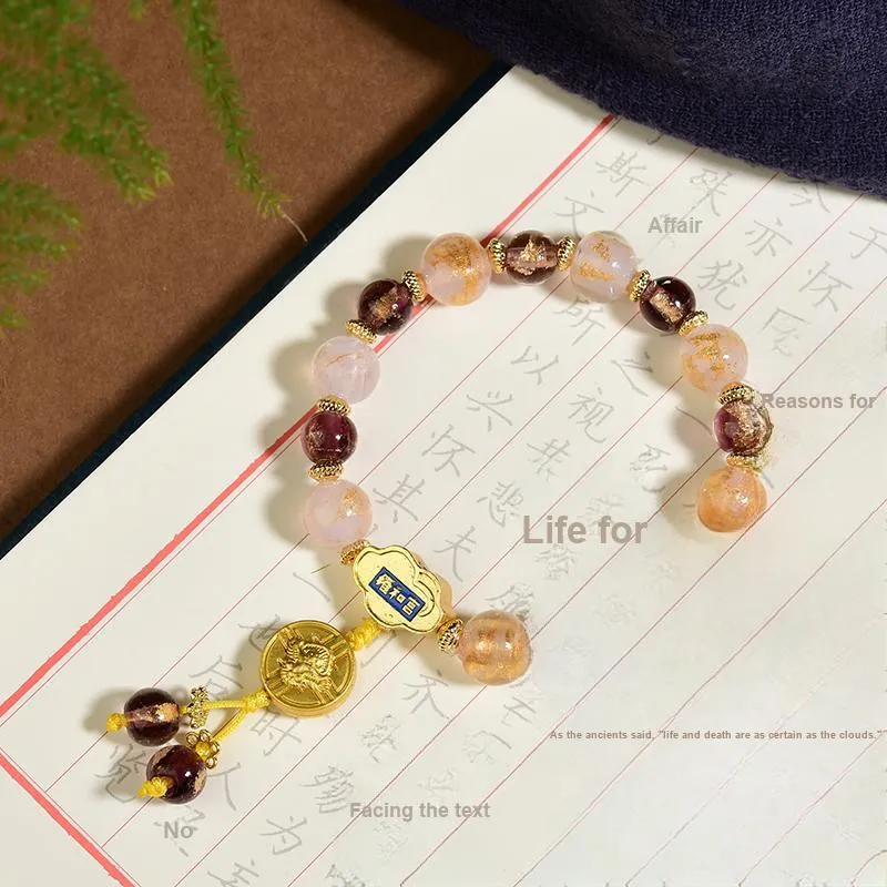 Moon Jewelry Colored Glaze Jade Bracelets Women's-1