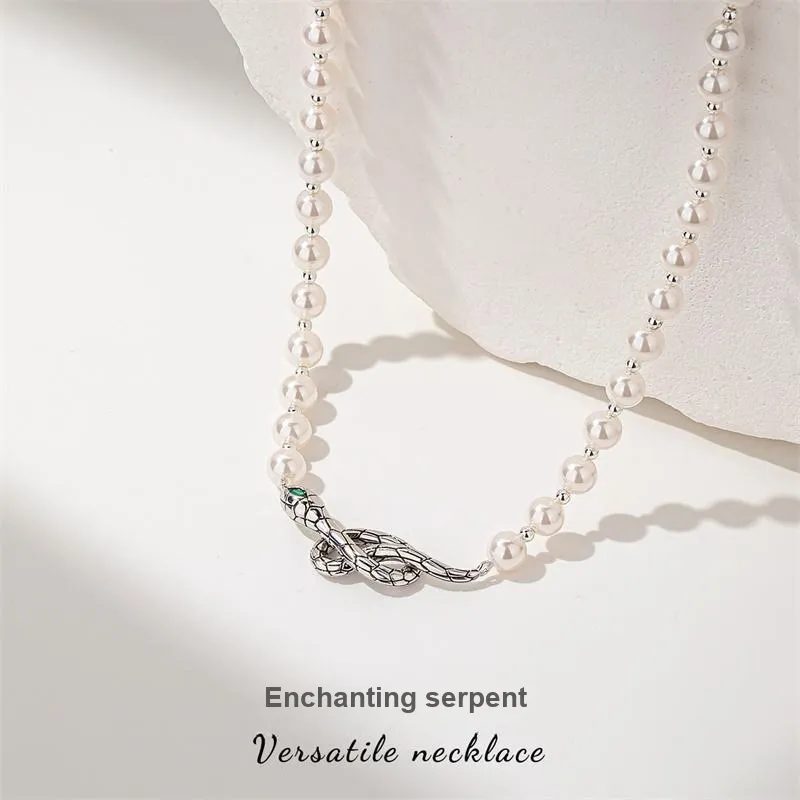 QLADY Faux Pearl Alloy Necklaces Women's-1