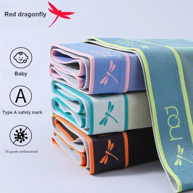 RED DRAGONFLY Cotton Panties Men's Combination Gift Box Set-7
