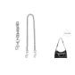 Silver Pig Nose Extender Chain+47cm Decorative Chain
