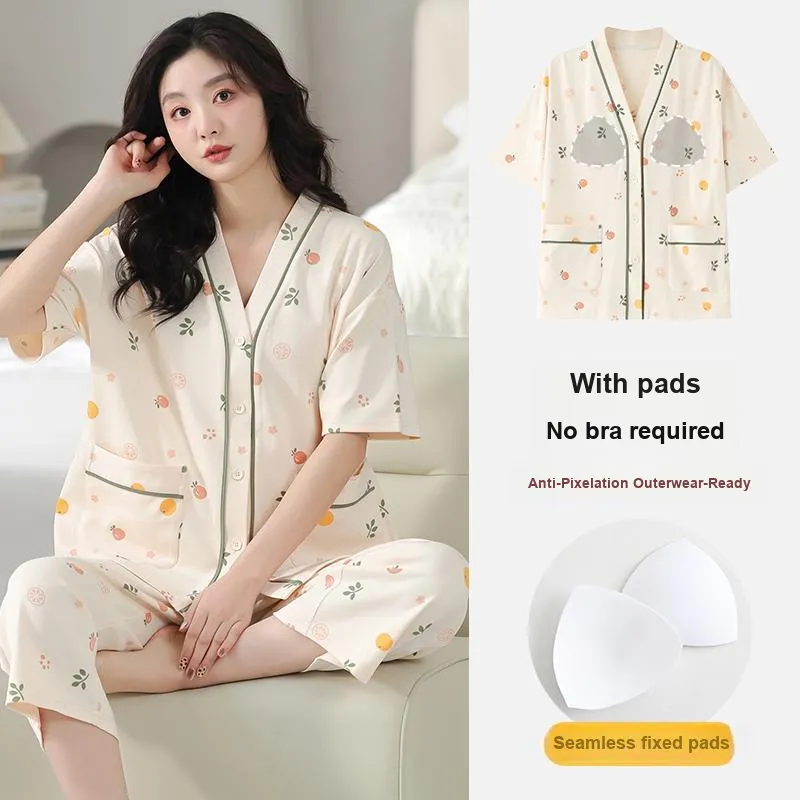 MADALLO Pajama Set Women's Apricot-4