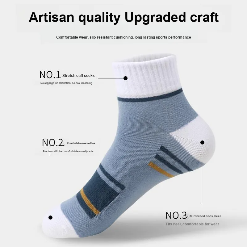 MIIOW Mid Calf Socks Men's Combo Set-4