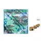 Green Silk Scarf with Box (Random 1 Pc)