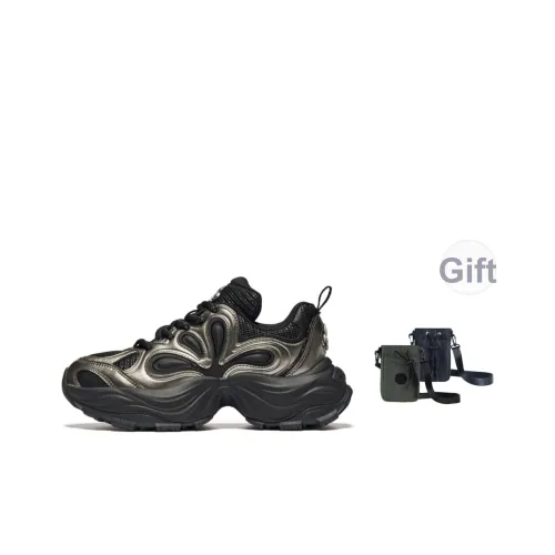 Палладий Лепесток Роликовые коньки Устойчивые к износу Низкий топ Женские Черные