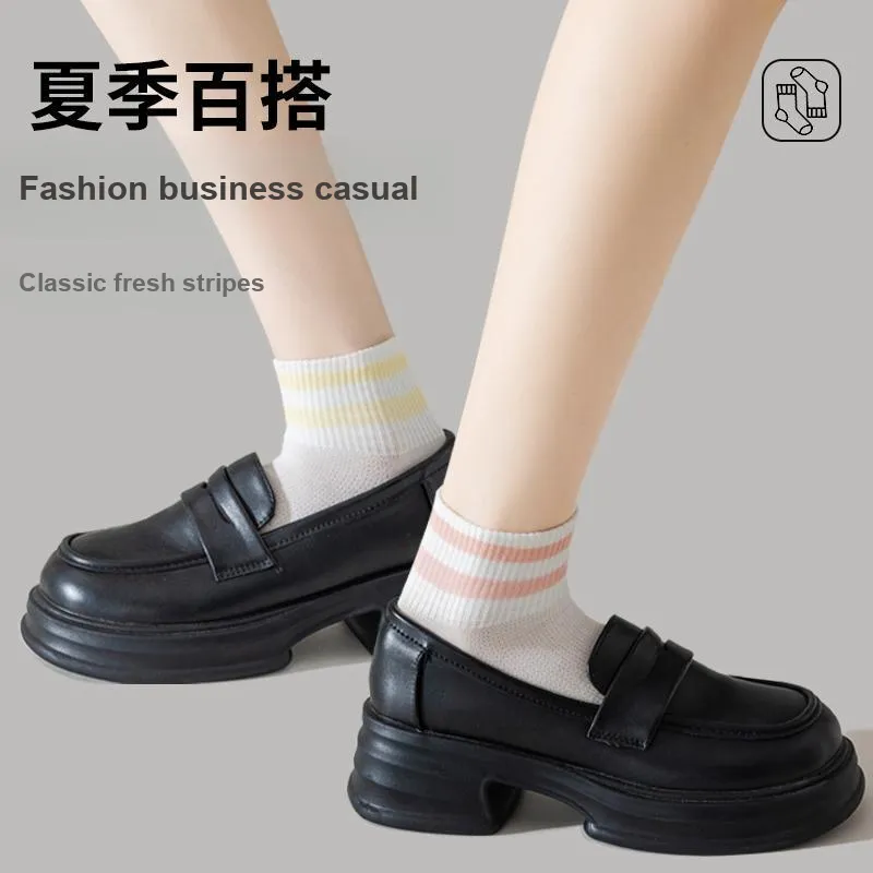 Lan Miao Mid Calf Socks Women's 6 Pack-2