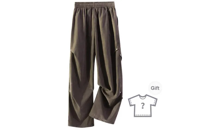 Qnxeey Casual Pants Unisex-52