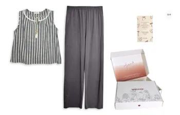 WANANNI Pajama Gift Box Women's Goose Gray