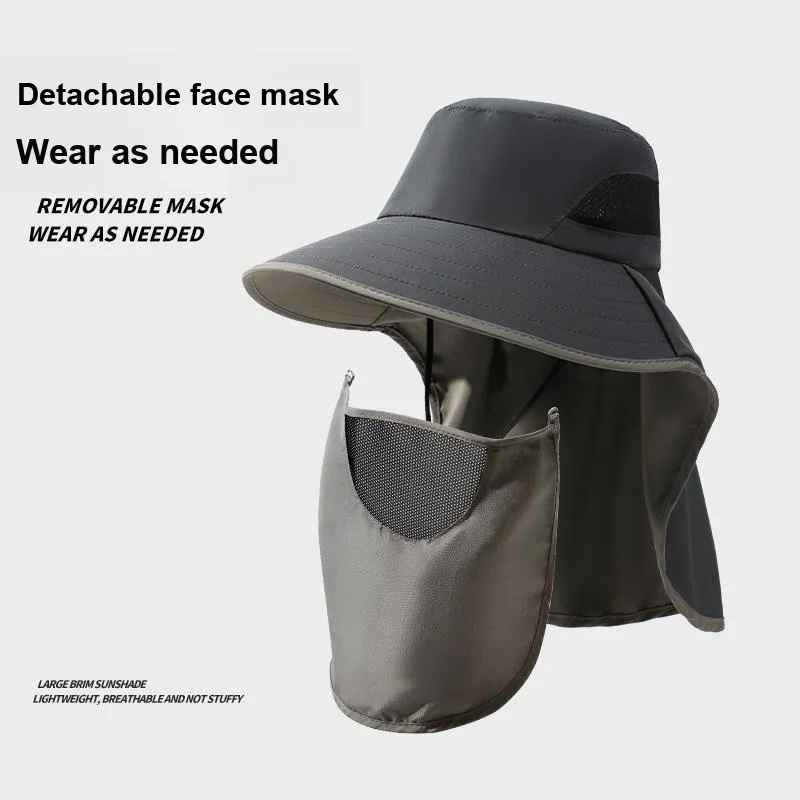 NANJIREN Polyester Sun Protection Hats Men's-3