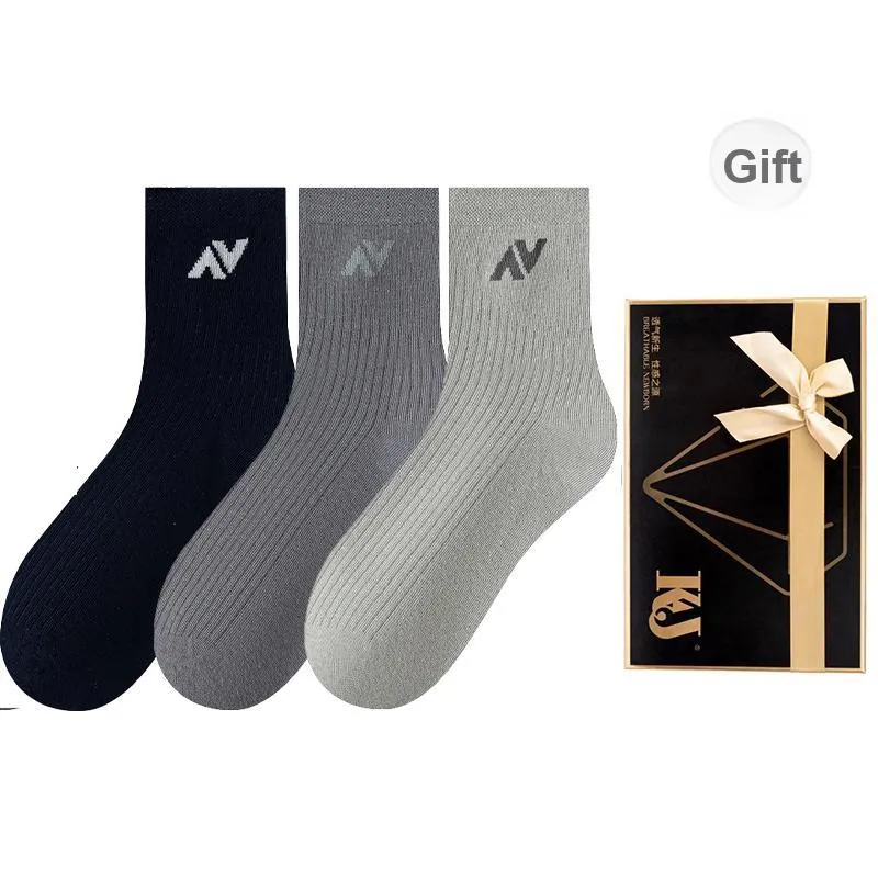 KJ Mid Calf Socks Men's Gift Box Set-5