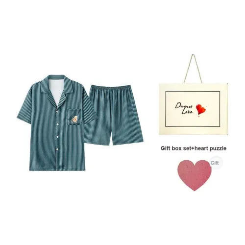 DAMOS·LOVE Пижама Подарочная Коробка Мужская Темно-Зеленая