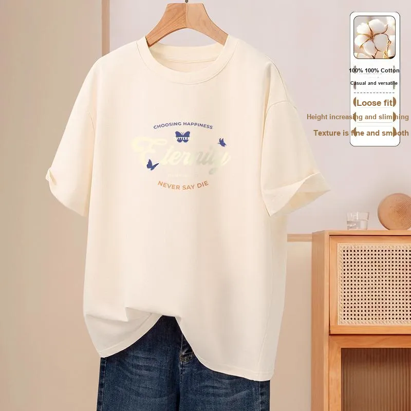 Cotton Gene Regular T Shirt Women's-2