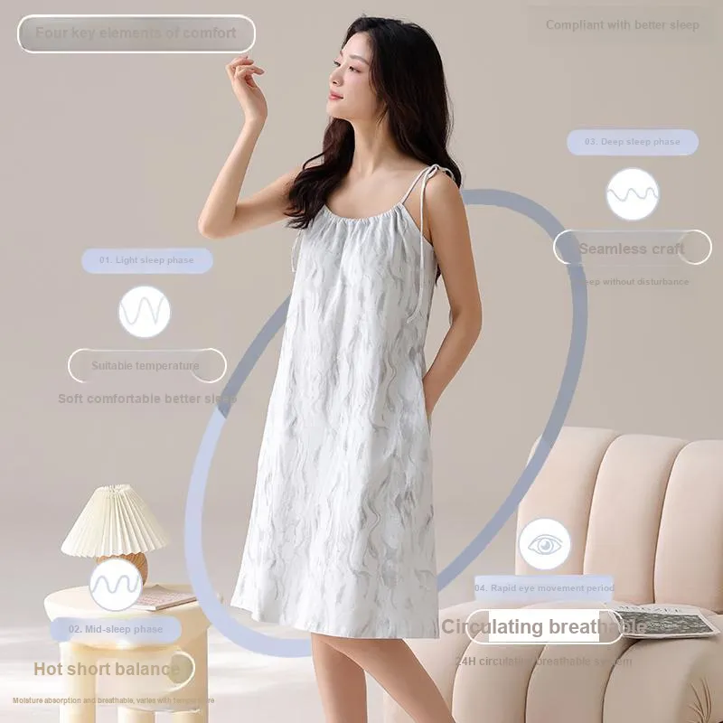 Lan Miao Women's Nightgowns-3