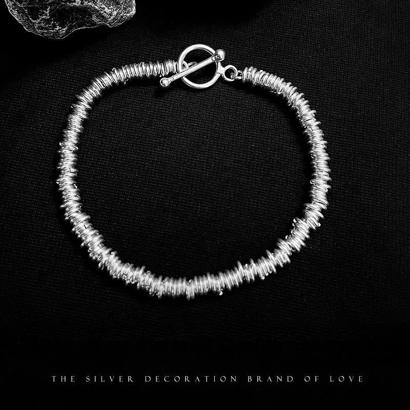 COISE S925 Silver Bracelets Men's-3