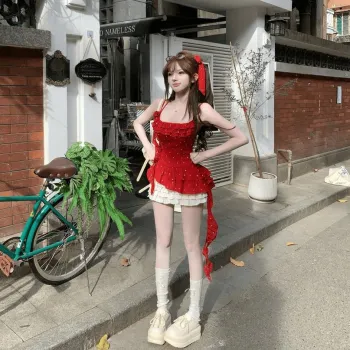 Udon House Two Piece Skirt Sets Women's
