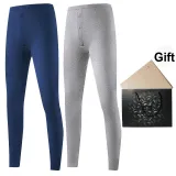 2 Pack (Lilac Gray+Deep Dusk Blue) German Velvet Heat/Antibacterial Comfortable/Seamless Skin-Friendly