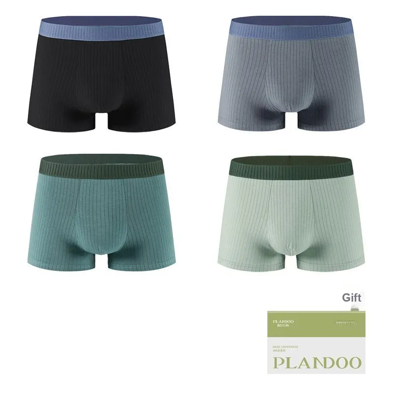 PLANDOO Underpants Men's Gift Box Set Of 4-6