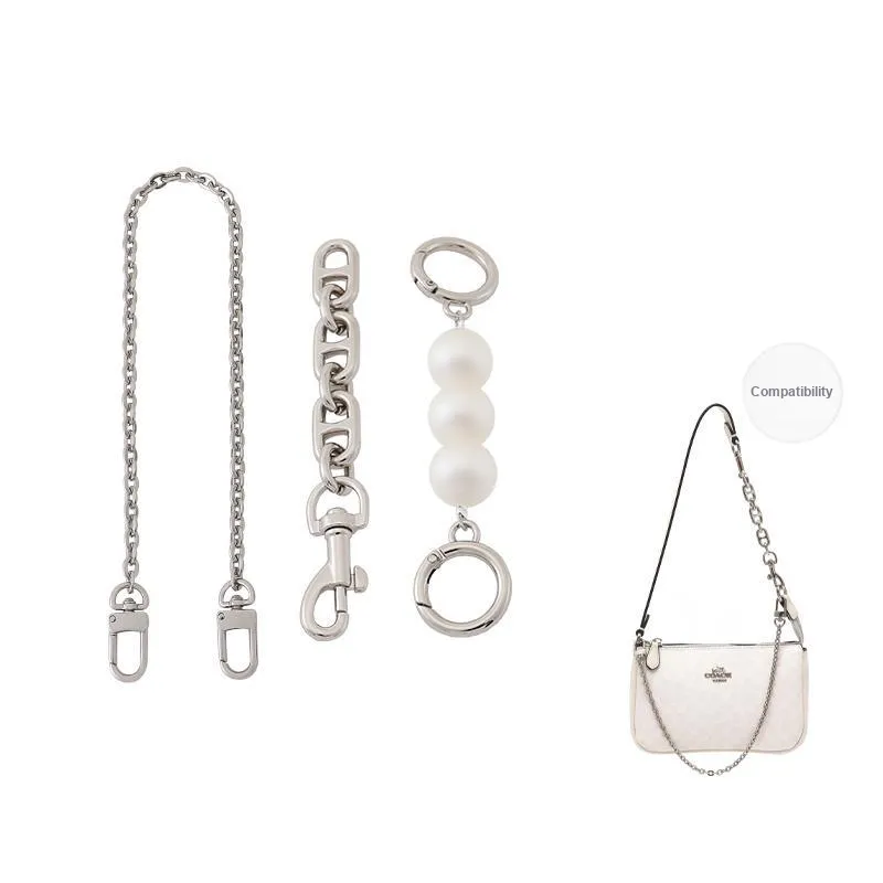Gloya Metal Bag Accessory Women's Silver-6