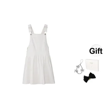 Fstudio Korean Preppy Style 100% Cotton Youthful Versatile Straps Sleeveless Dress Women's