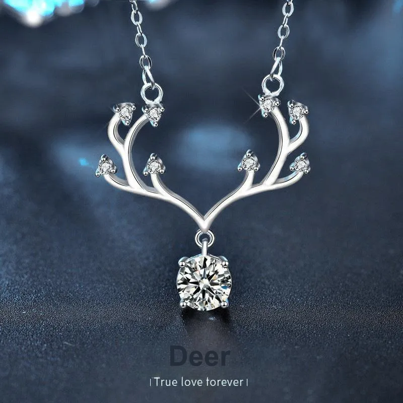 JESCAKOO S925 Silver Necklaces Women's-1