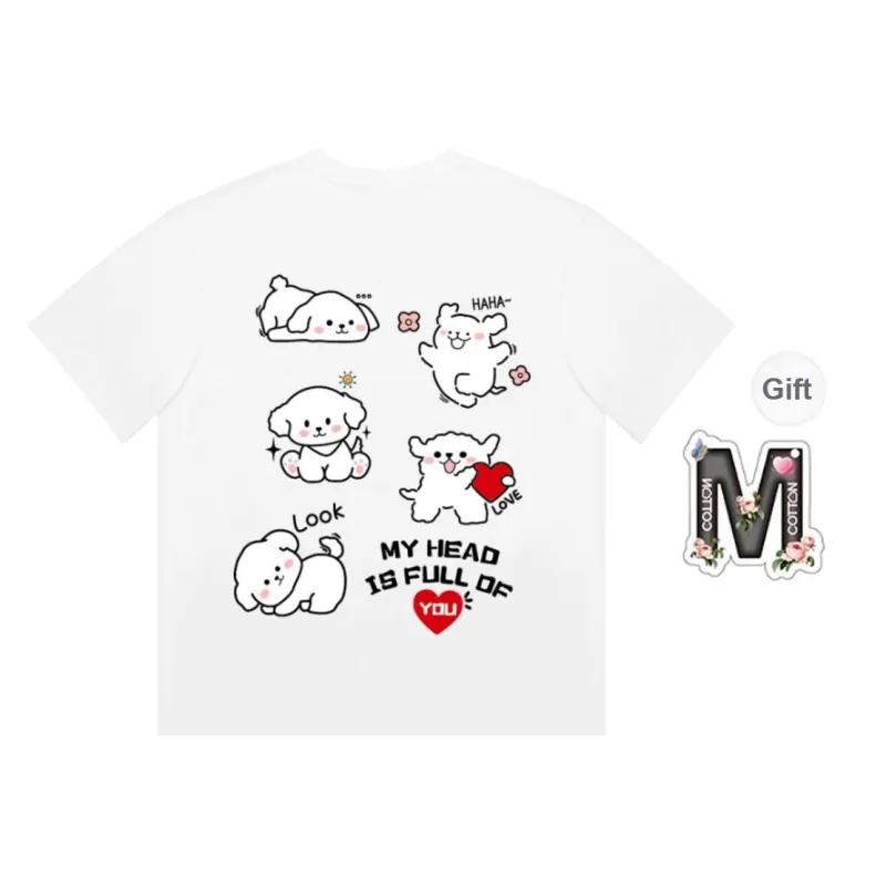 Cotton shopping T Shirts Unisex-0
