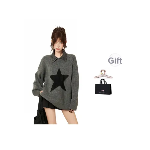 Aimilian Серый Женский Свитер