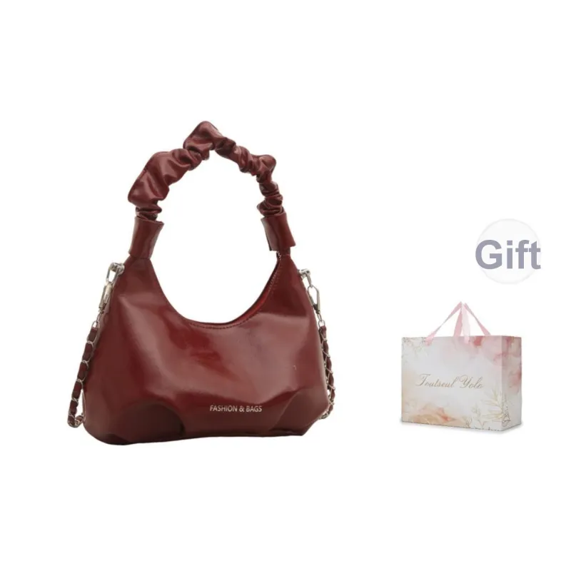 TOUTSEUL YOLO PU Handbag Women's Black/White/Silver/Red-22