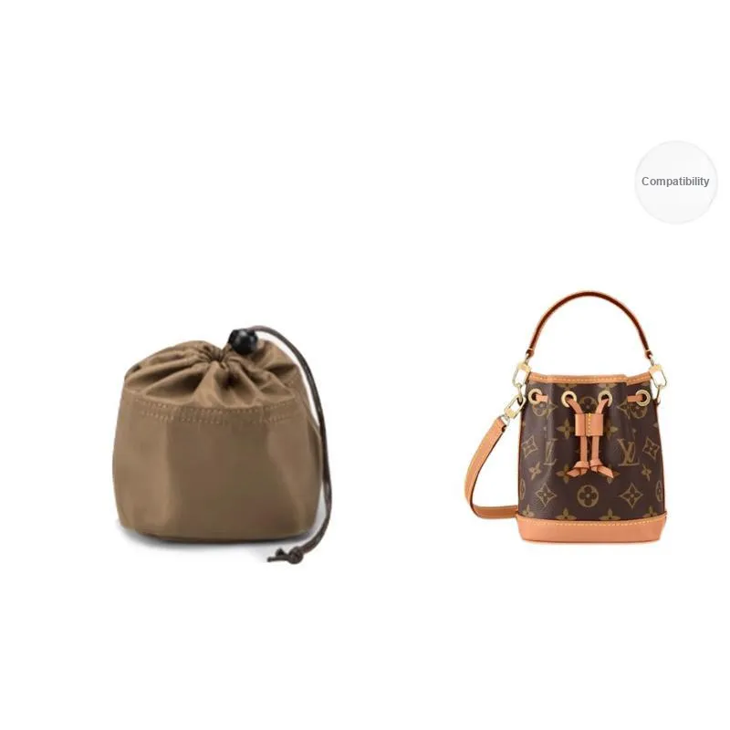 Ingenuity Handmade Nylon Bag Accessory Women's Brown/Black/Elephant Gray-5