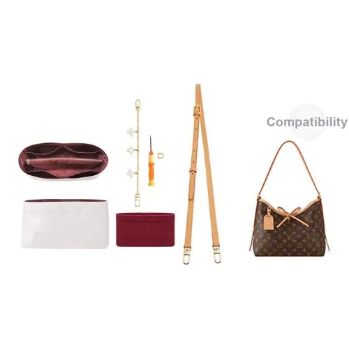 Luxury Care Artisan Workshop Бумага DuPont Сумка Аксессуар Комбо Набор Женская Белая Бургунди