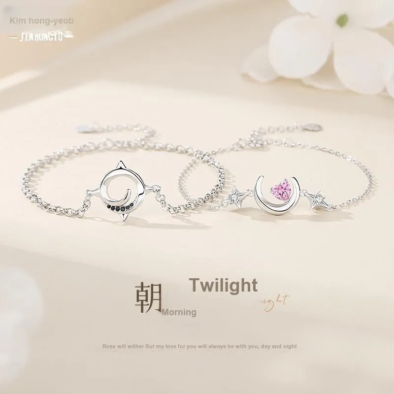 CLARKIA FLOWER S925 Silver Bracelets Unisex-2