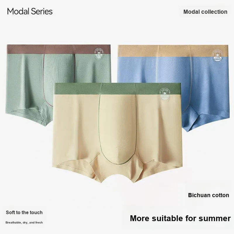 Qiao Ni Tong Underpants Men's 3 Pack-3