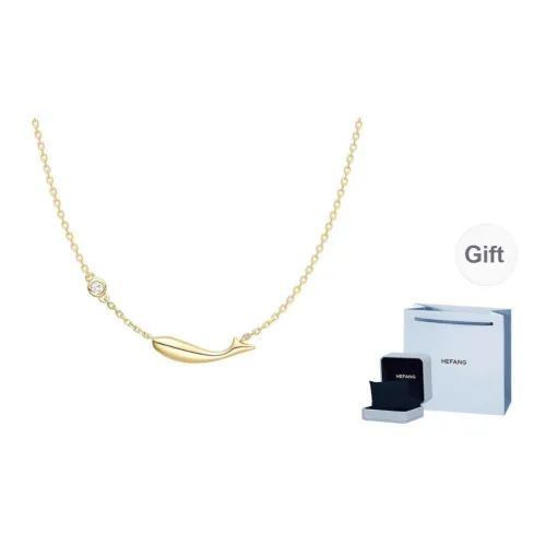 HEFANG Country Style Series 14K Золотое Ожерелье Женское