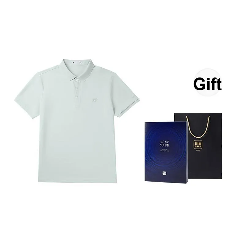 HLA Short Sleeved Polo Shirt Men's-0