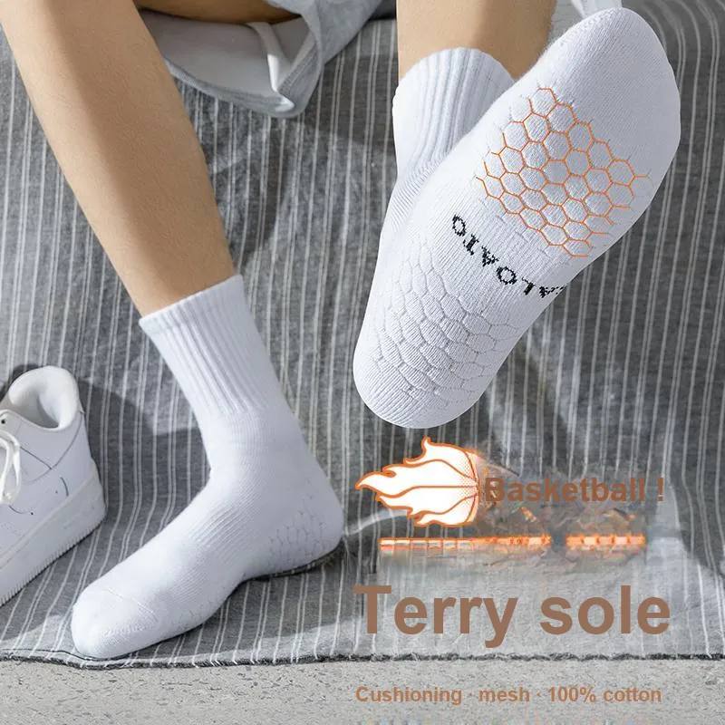 JIAZINI Mid Calf Socks Men's 3 Pack-7