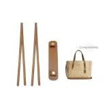 Milk Tea[2 Pack Underarm Shoulder Strap 81cm+Pressure-Relieving Shoulder Pads]
