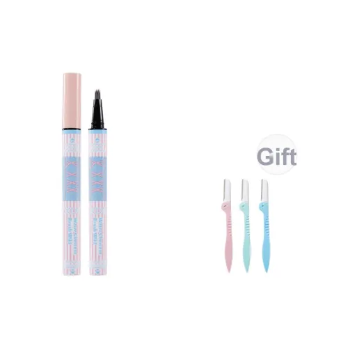 Xixi Ромб Щетка Дикий Sensation Водонепроницаемый Eyebrow Pen Легко Смесь Смужка PROOF Бесплатно THREE Eyebrow Бритвы