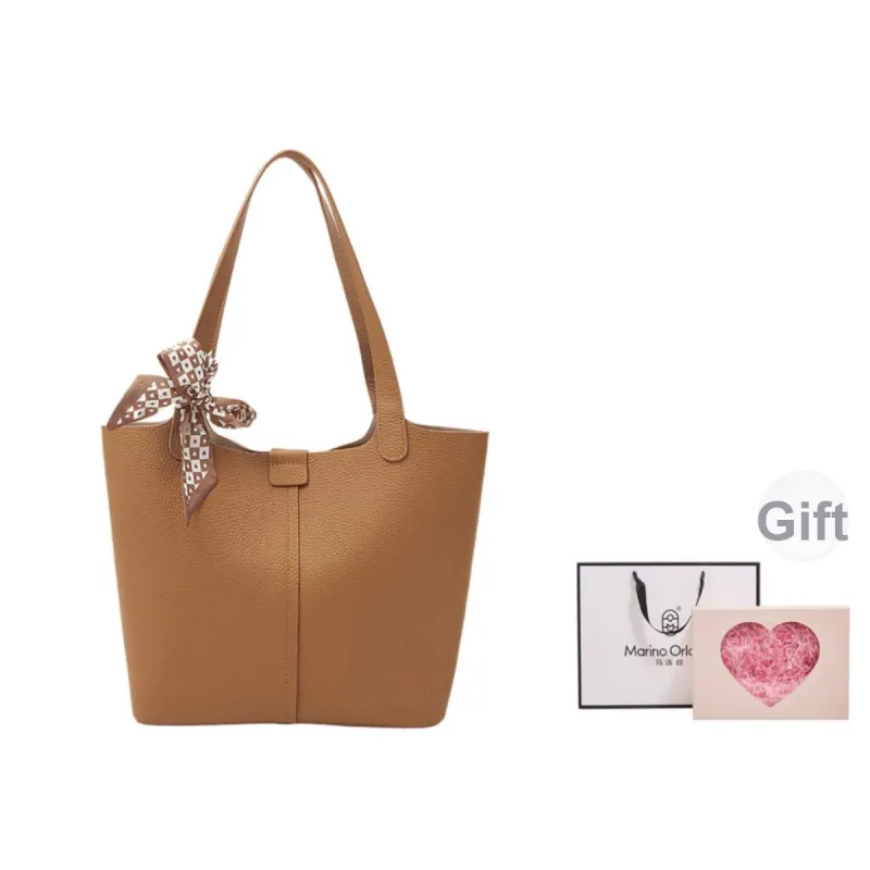Marino Orlandi Cow Leather With Synthetic Leather Shoulder Bag, Crossbody Bag, Tote, Bucket Bag Tubas Women's-25