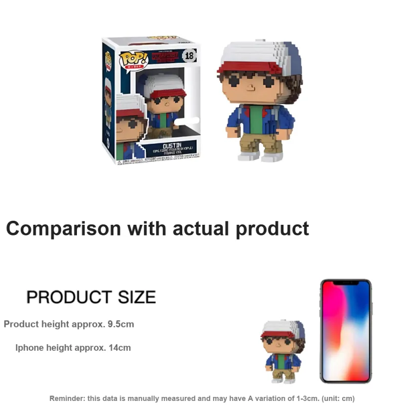 Funko POP! Collection TELEVISION Stranger Things 8 Bit Dustin Chibi Figures-2