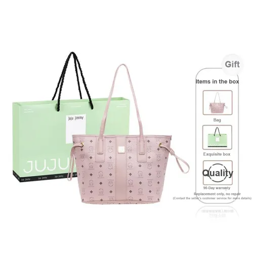 Juju Jimmy PU Shoulder Bag Large Size Women's Black/Coffee/Cherry Blossom Pink