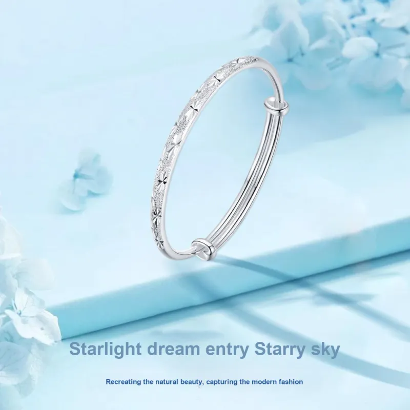 NUSQ Sterling Silver Bangles Women's-1