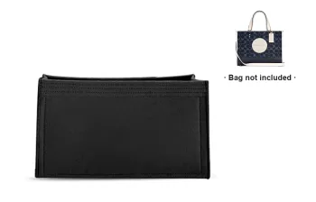 Ingenuity Handmade Artificial Leather Bag Shoulder Strap Women's Ecru/Black